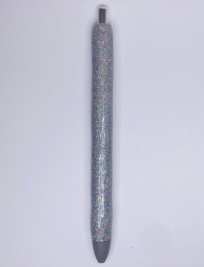 Cajun Sparkle Silver Glitter Gel Pen