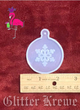 Load image into Gallery viewer, Christmas Ball Ornament with Snowflake
