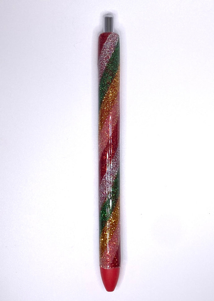 Christmas Stripes Gel Pen