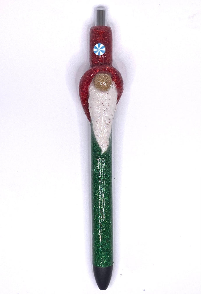 3D Christmas Gnome Gel Pen