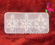 Load image into Gallery viewer, Snowflake Ornament Molds-Set of 3
