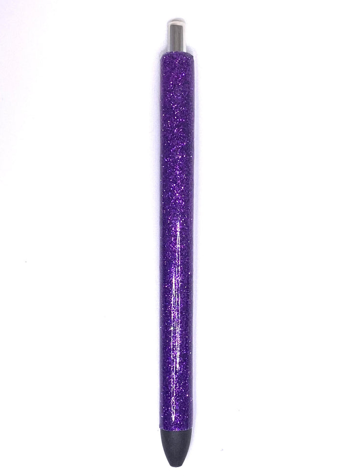 Purple Calling Baton Rouge Glitter Gel Pen